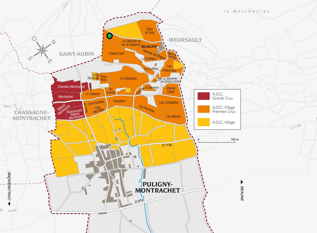 Puligny-Montrachet 1e Cru "La Garenne" 2023 Wit, Domaine Francoise et Denis Clair