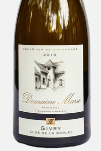 Givry Clos de la Brulée 2022 Wit, Domaine Masse