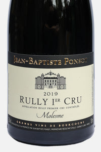 Rully 1e Cru Molesme 2022 Rood, Domaine Jean-Baptiste Ponsot