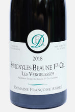 Afbeelding in Gallery-weergave laden, Savigny-les-Beaune 1e Cru Les Vergelesses 2020 Rood, Domaine Francoise André