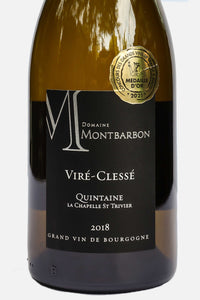 Viré Clessé Quintaine la Chapelle St Trivier 2022 Wit, Domaine Montbarbon